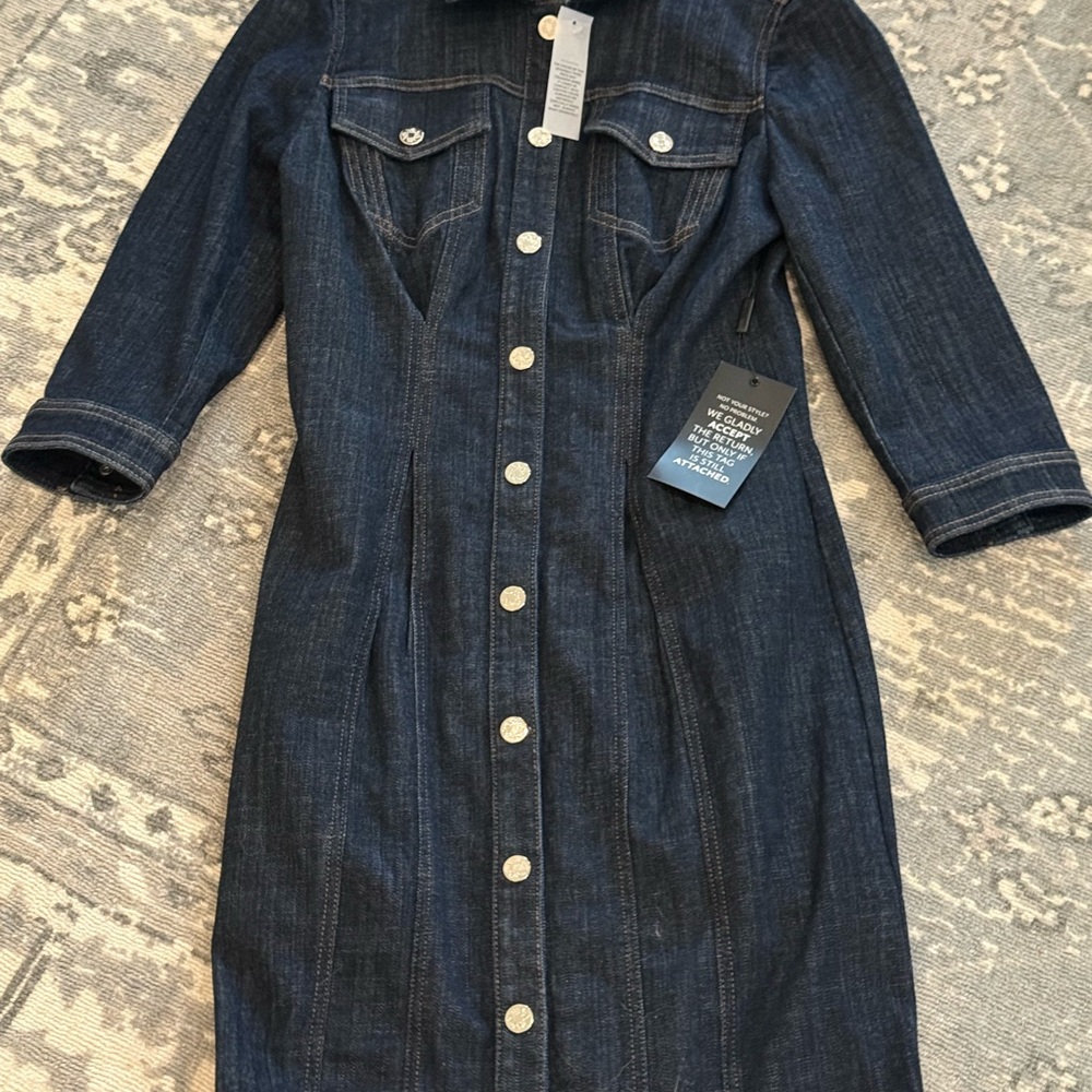 White House Black Market Midnight Denim Dress